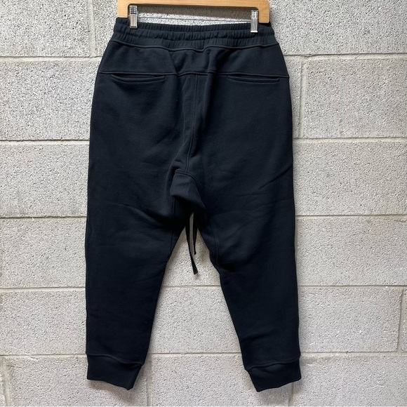 Nahmias Black Silk Trim Sweatpants - Picture 6 of 6